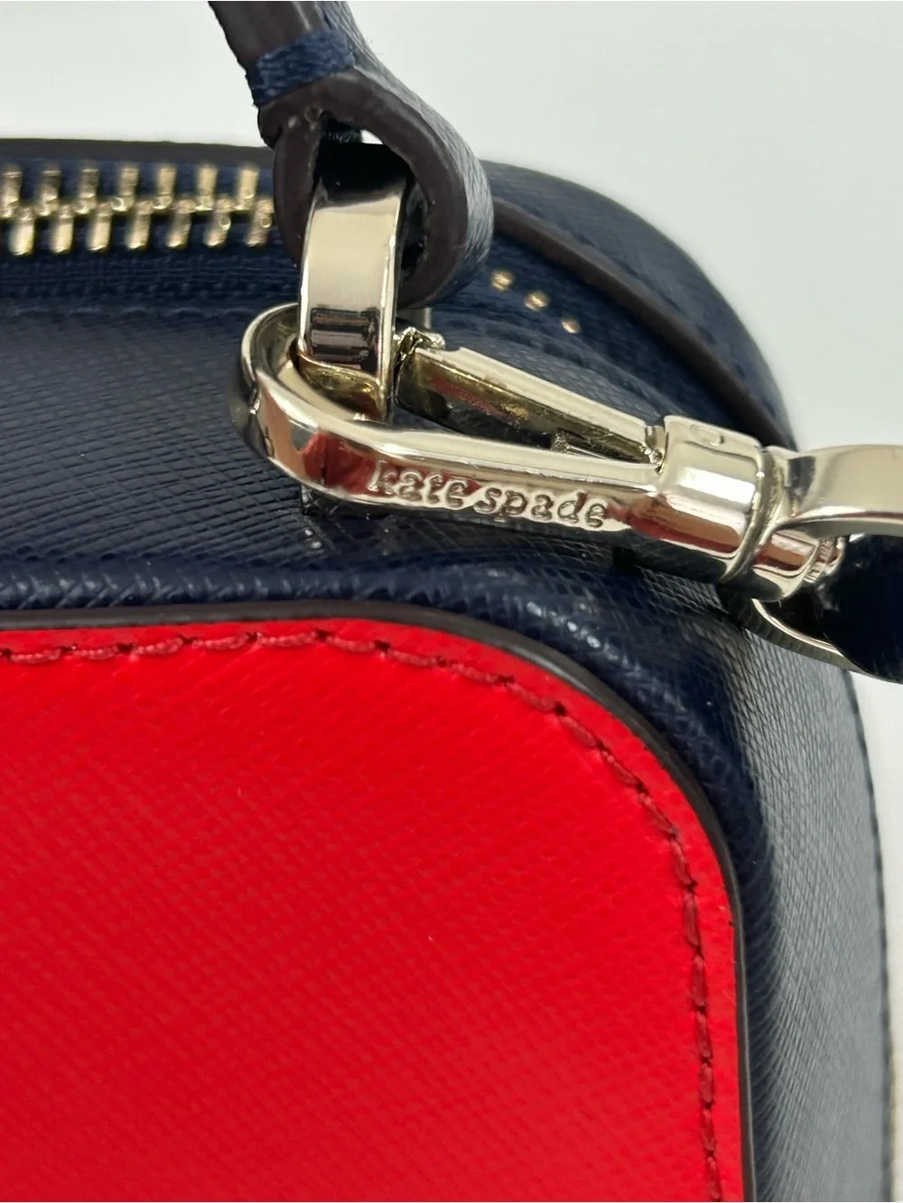 Kate Spade Daisy Vanity Case Color-block Red Multi Crossbody Bag